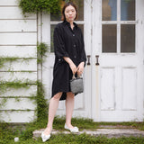 ウィメンズ’Ella’ オーガニックリサイクルデニムドレス