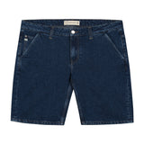 'Carlo' オーガニック,リサイクルコットン使用 ノンストレッチデニム ショートパンツ(Stone Indigo)