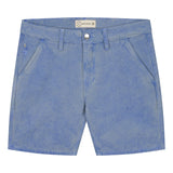 'Luca' オーガニック,リサイクルコットン使用 ノンストレッチデニム ショートパンツ(青)