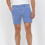 'Luca' オーガニック,リサイクルコットン使用 ノンストレッチデニム ショートパンツ(青)