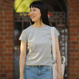 オーガニックコットン100%(GOTS認証) 縮みにくいプレウォッシュ Tシャツ