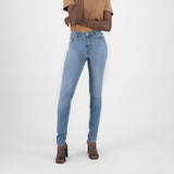 'Skinny Hazen' サスティナブル素材使用 ハイウェスト ストレッチFan Stoneデニム