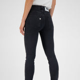 'Skinny Hazen' サスティナブル素材使用 ハイウェスト ストレッチ Stone Blackデニム