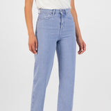 'Relaxed Rose Cropped' オーガニックコットン使用 ノンストレッチ Lavenderデニム