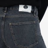 'Easy Go' オーガニックコットン使用 ノンストレッチ Used Blackデニム