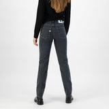 'Easy Go' オーガニックコットン使用 ノンストレッチ Used Blackデニム