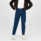 'Loose Bailey' オーガニックコットン使用 ノンストレッチ Stone Indigoデニム