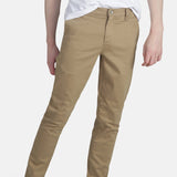 'Caleb' オーガニックコットン使用 ストレッチ スリムフィット チノパンツ