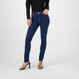 'Skinny Hazen' サスティナブル素材使用 ハイウェスト ストレッチStrong Blueデニム