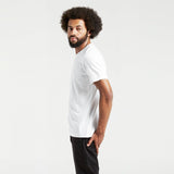 フェアトレード 余剰コットン生地使用 クルーTシャツ (白)