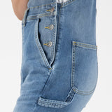 'Jenn' リサイクル・オーガニックコットン使用 リラックスフィット オーバーオール