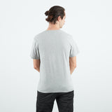 フェアトレード 余剰生地使用 クルーTシャツ (グレー)