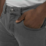 'Simon' オーガニック,リサイクルコットン使用ノンストレッチデニムショートパンツ