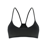 'Franca' フェアトレード オーガニックコットンノンワイヤーブラ (黒)