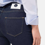 'Skinny Hazen' サスティナブル素材使用 ハイウェスト ストレッチStrong Blueデニム