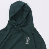 'Atlas' オーガニックコットン100% カンガルーポケット付 水性ラバープリント フーディー