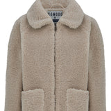 'Snow Rabbit' リサイクルペットボトル100% 大きなポケット付き フリースジャケット