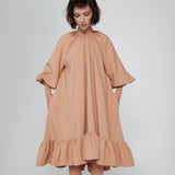 オーバーサイズ パフスリーブドレス - ギリシャ産