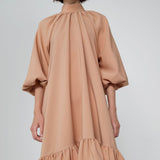 オーバーサイズ パフスリーブドレス - ギリシャ産