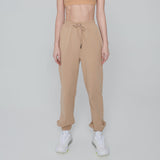 オーガニックコットン使用ハイウエストジョガー - ギリシャ産