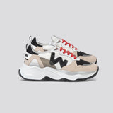 レディース 'Futura Sand Flame' リサイクル素材使用 最高級フィット感 スニーカー - イタリア産