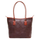 リサイクル素材 ハンドメイド ノートパソコンサイズ スモールトートバッグ - イギリス産