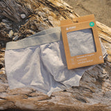 フェアトレード オーガニックコットン使用 ジャストフィット トランクス (グレー)