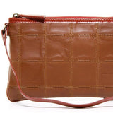 リサイクル素材使用 ハンドメイド 取り外し可能ストラップ クラッチバッグ - イギリス産