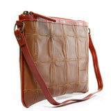 リサイクル素材使用 ハンドメイド 取り外し可能ストラップ クラッチバッグ - イギリス産