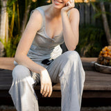 オーガニックコットン ルームパンツ (グレー)