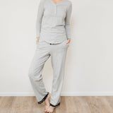 オーガニックコットン ルームパンツ (グレー)