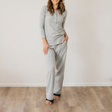 オーガニックコットン ルームパンツ (グレー)