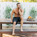 オーガニックコットン ルームパンツ ショート (黒)