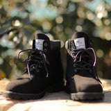 メンズ 'Etna' ヴィーガンシューズブーツ (黒) - ポルトガル産