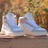 レディース 'Super Rose Blush' リサイクル素材 ハイカットスニーカー - イタリア産