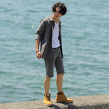 'Max' オーガニックコットン100% 秋冬用 オーバーサイズシルエット シャツ