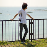 フェアトレード 余剰コットン生地使用 クルーTシャツ (白)