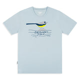 ユニセックス 'Matt Sewell' オーガニックコットン100% ハンドペイント Tシャツ