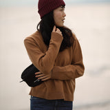 リサイクルメリノウール100% ニットセーター - ポルトガル産