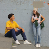 オーガニックコットン100%(GOTS認証) 縮みにくいプレウォッシュ Tシャツ