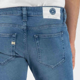 'Slim Lassen' サスティナブル素材使用 スリムフィットジーンズ(ミッドブルー)