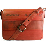 リサイクル生地使用 ハンドメイド メッセンジャーバッグ - イギリス産