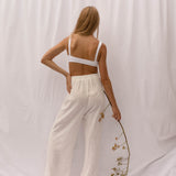 'Milou' フェアトレード オーガニックコットンノンワイヤーブラ (白)