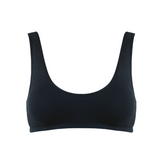 'Milou' フェアトレード オーガニックコットンノンワイヤーブラ(黒)