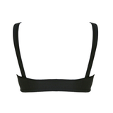 'Milou' フェアトレード オーガニックコットンノンワイヤーブラ(黒)