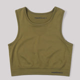 リサイクルナイロン使用クロップトップ - ポルトガル産