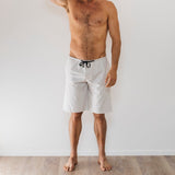 オーガニックコットン ルームパンツ ショート (フェザーグレー)