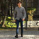 メンズ 'Etna' ヴィーガンシューズブーツ (黒) - ポルトガル産