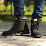 メンズ 'Etna' ヴィーガンシューズブーツ (黒) - ポルトガル産