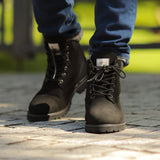 メンズ 'Etna' ヴィーガンシューズブーツ (黒) - ポルトガル産